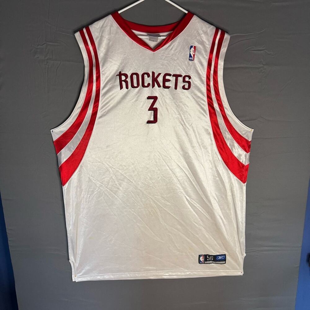 2003-04 Houston Rockets Francis #3 Reebok Home Jersey